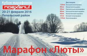 20.02.2016 состоится марафон «Люты»